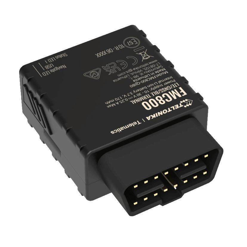 Traceur GPS 4G Teltonika FMC800 - connexion OBD