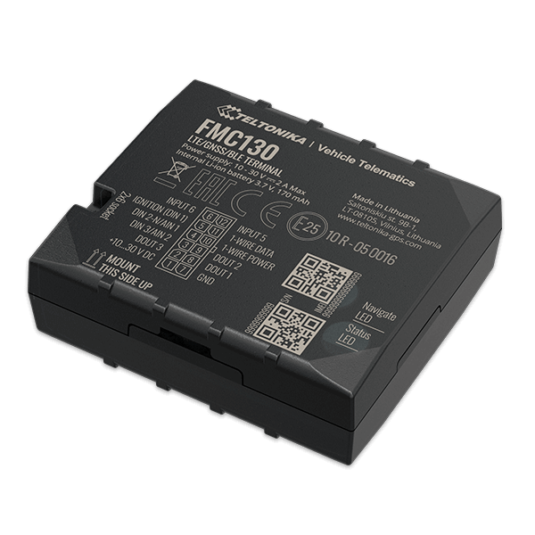 Traceur GPS 4G Teltonika FMC130 - connexion filaire