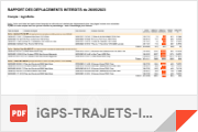 Aperçu miniature du rapport des trajets interdits détectés